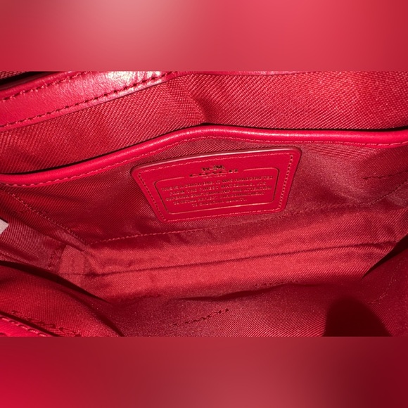 Coach Canyon Quilt Crossbody True Red - Picture 9 of 10